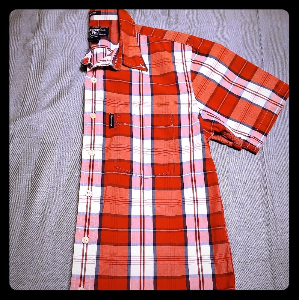 Abercrombie Men's Short Sleeve Button Down